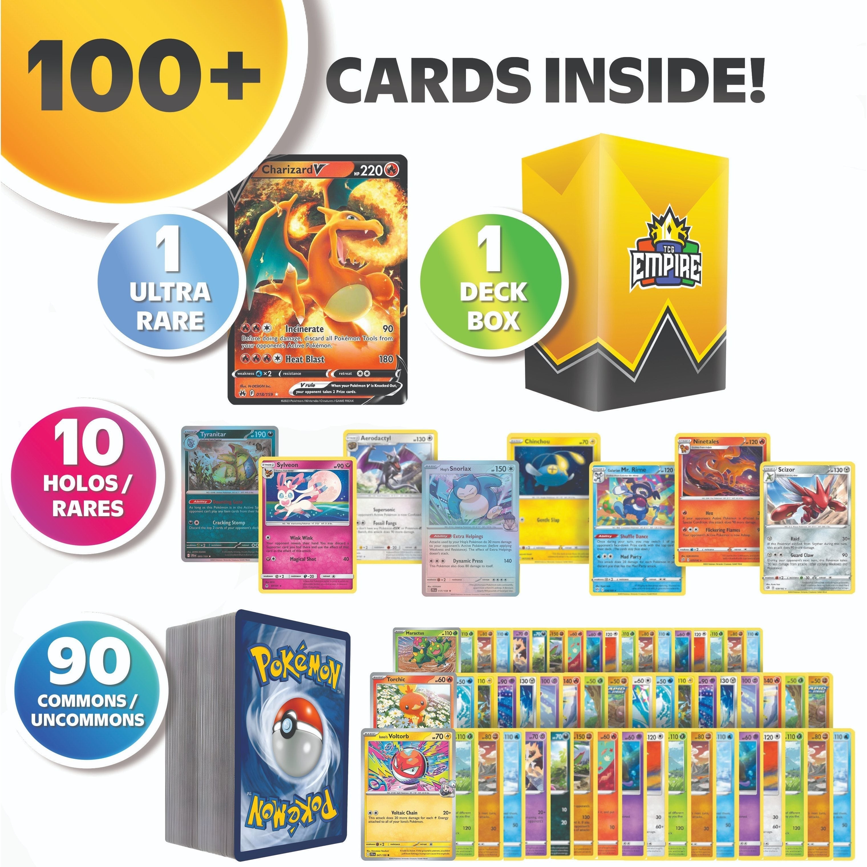 Pokémon Ultra Rare Battle Bundle – 100+ Cards Guaranteed